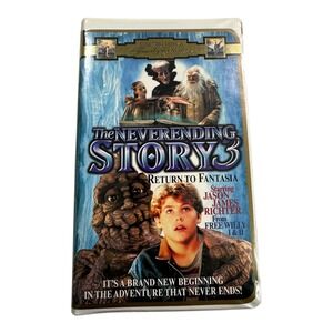 The Neverending Story 3 Return‎ to Fantasia VHS Movie Columbia Tristar Family